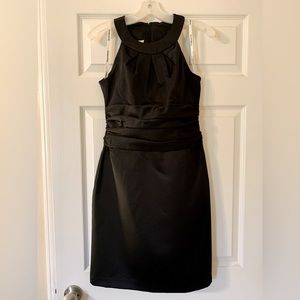 David’s Bridal Black Bridesmaid Dress F13277